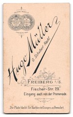 Photograph Hugo Müller, Freiberg i. S., Fischer-Str. 29, bourgeois girl i