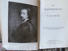 Antique Lot Of 9 Gowans Art Books: The Masterpieces Of Van Dyck 1906 + 8 Others
