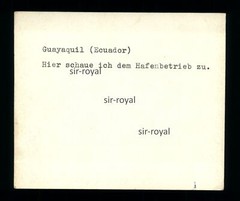 Port in Guayaquil in Ecuador – 1950s – Photo 12x10cm