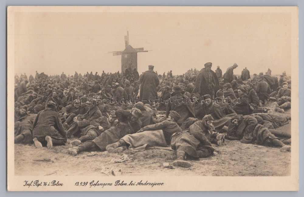 Andrzejewo Poland 13/9/1939 – Windmill Prison Camp – Old Photo 1930s