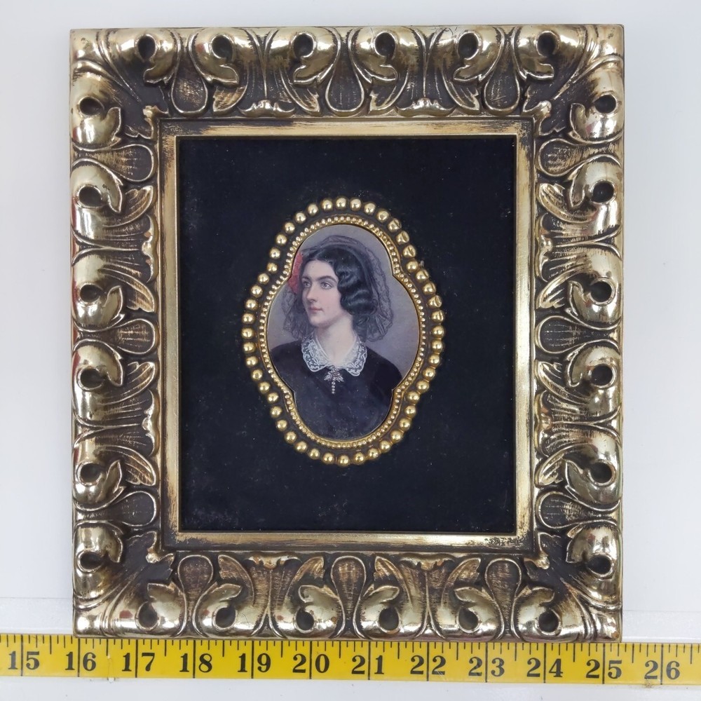 Turner Wall Accessory 1456 F20 Royal Portraits Vintage Framed Art Gold Ornate