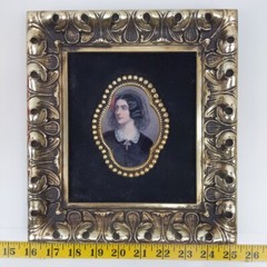 Turner Wall Accessory 1456 F20 Royal Portraits Vintage Framed Art Gold Ornate