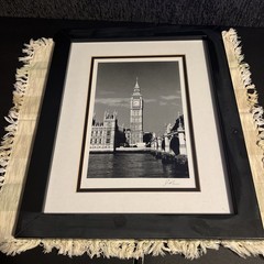 Jesse Kalisher London Big Ben Framed Black And White Photography Print #2101