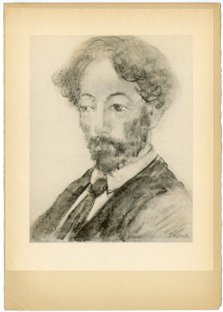Abraham Walkowitz «A. Walkowitz Portrait» [1913?] Orig. Camera Work IV Collotype