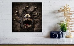 Beholder Dungeons and Dragons Creature Monster Portrait Photography Art Print