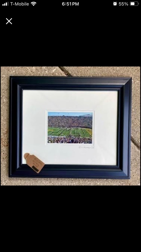 DISCOUNT SHIPPING University of Michigan Marching Band Big House framed photo