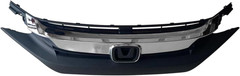 Complete Front Bumper with Fog Lights Set Replacement for 2016 2017 2018 Honda C