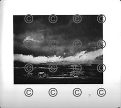 BOOK PLATE B&W Photo MORLEY BAER San Domingo, / Chama River near AbiQuiu, 9X9.5″