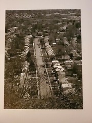NEIGHBORHOOD STREET ORIGINAL SIGNED ART PHOTO B&W STETTNER VTG MATTE NJ CAMERA