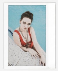 Instax Wide of Pinup Art model Cheyanne Fujifilm Instant Film Photograph