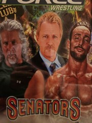 Global Force Wrestling framed poster 13 x 19 Jarret Bullet Club, Kevin Nash, WCW