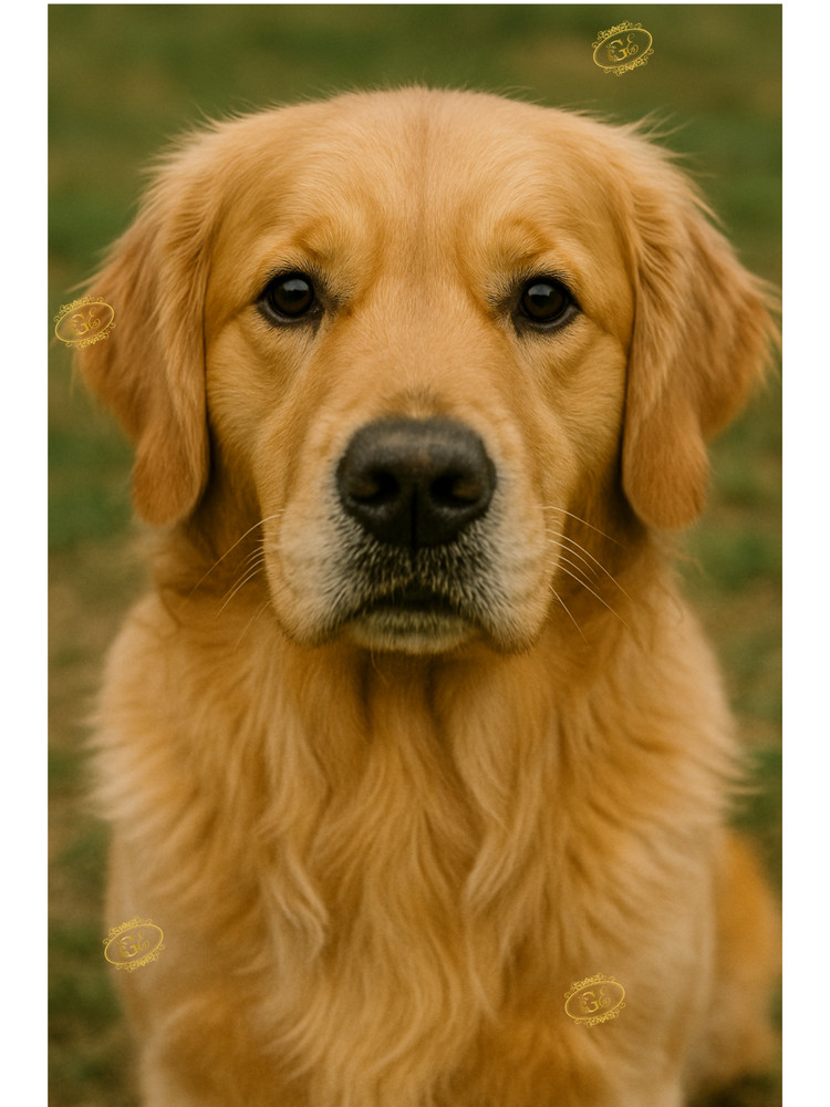Dog Digital Image Product Wallpaper Background Picture portrait-Golden Retriever