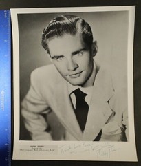 Vintage Bobby Beers publicity photo, signed, black and white, 8×10,