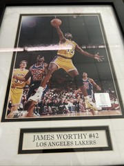 James Worthy Los Angeles Lakers Picture Frame # 42