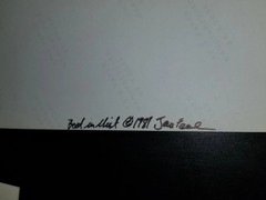 Jan W. Faul «Boat in Mist» (1981) – Vintage Landscape Photograph – Signed