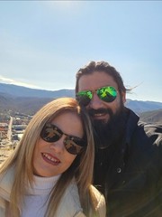 Laser Engraved Couple Photo on Wood, Framed Personalized Portrait