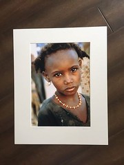 BRUCE BLUM SIGNED COLOR Photo Print (16″ X 20″)-«Young Girl with Necklace «