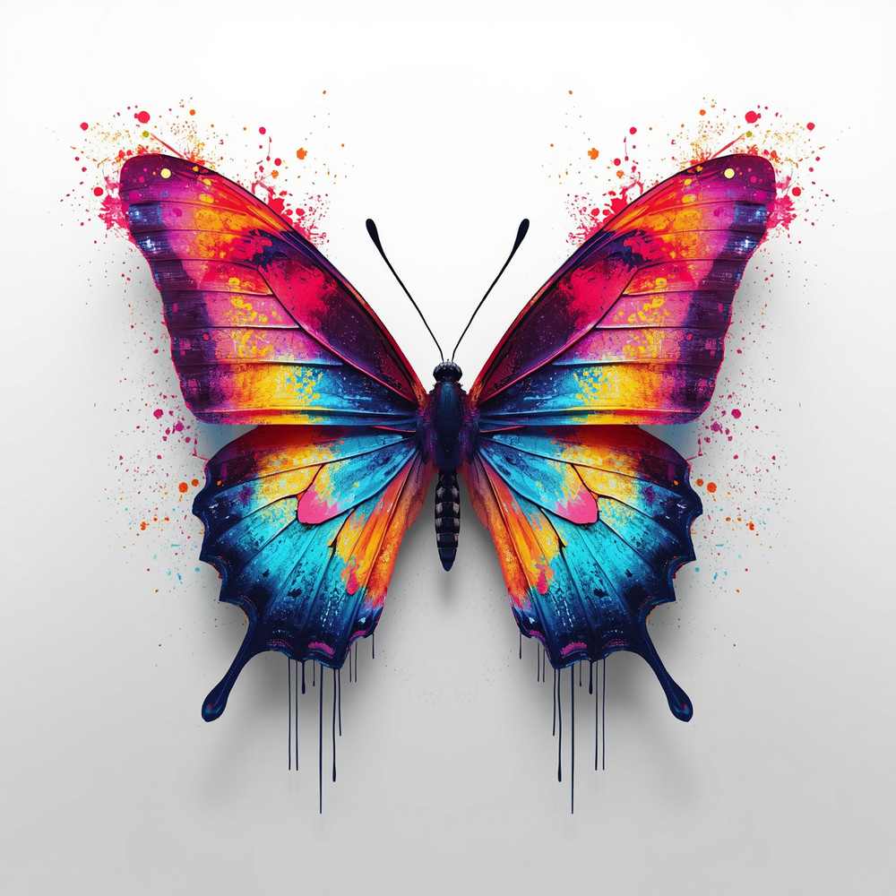 BUTTERFLY 🦋 picture image Digital virtual card #AI001TO background wallpaper