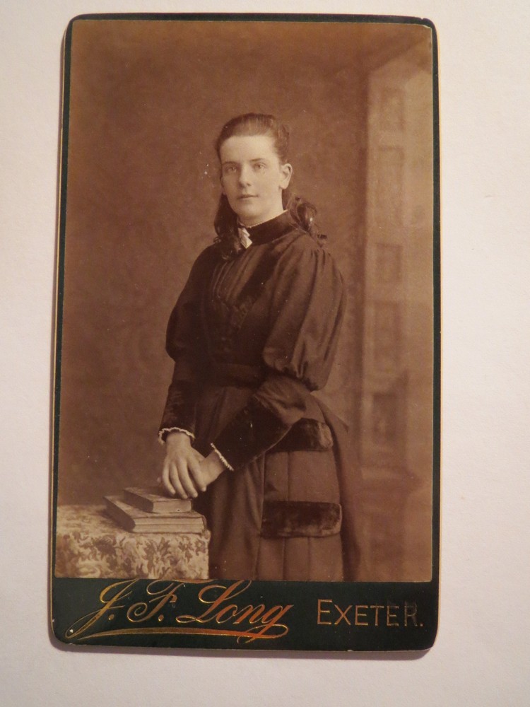 Exeter – Standing Woman in Dress – Portrait / CDV England