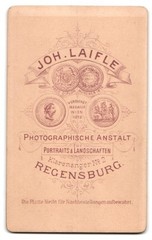 Photography by Joh. Laifle, Regensburg, Klarenanger 2, Portrait of an…