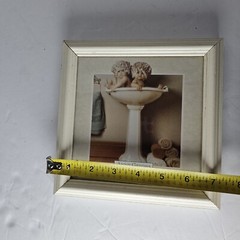Anne Geddes Framed Picture – «Babies In Handbasin» – Framed Matted 7 X 7 Photo