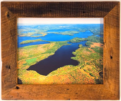 Whitefish Lake, Sawyer Co, near Stone Lake, Wisc. Overhead Photo. Frame Optional