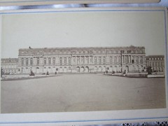 PARIS CVD ORIGINAL LARGE VINTAGE PHOTO FOTOGRAFIA 7 PIECE