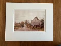 Bill Coleman Amish Signed Photo 5×7 8×10 Matted Cart Horse House Print Authentic