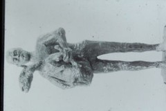Vintage Art History 35mm Glass Slide Pablo Picasso Shepherd Holding Lamb 1944