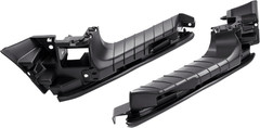 Pair Headlight Molding+Headlight Bracket Compatible with 2017-2019 Ford F150 Rap