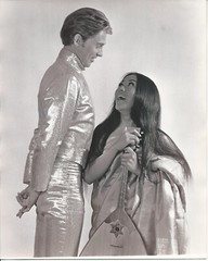 Hendrickson Orig Photo B&W SPARKLE MAN & INDIA WOMAN HAVING A MOMENT 8 x 10″
