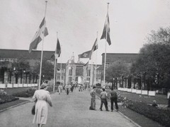 Photo Ehrenhof Düsseldorf 1954/hunting and sport fishermen (V)