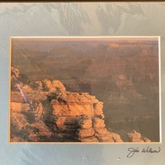 Jim Wilson Sealed Matted Print Grand Canyon Sunrise From Mather Point 8×10 MINT