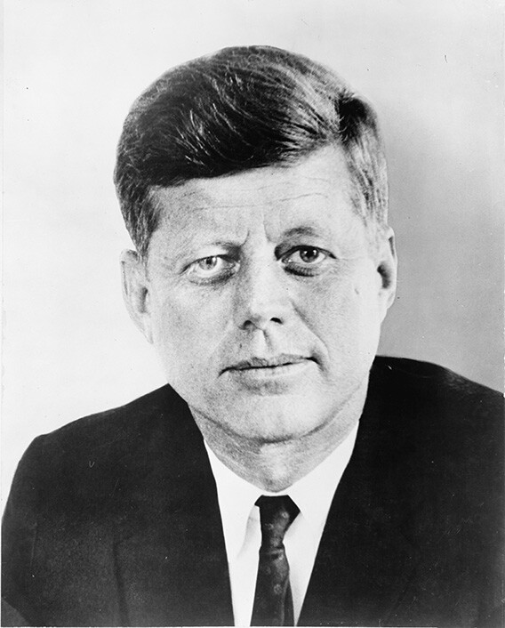 John F. Kennedy Photograph – Vintage Photo from 1961