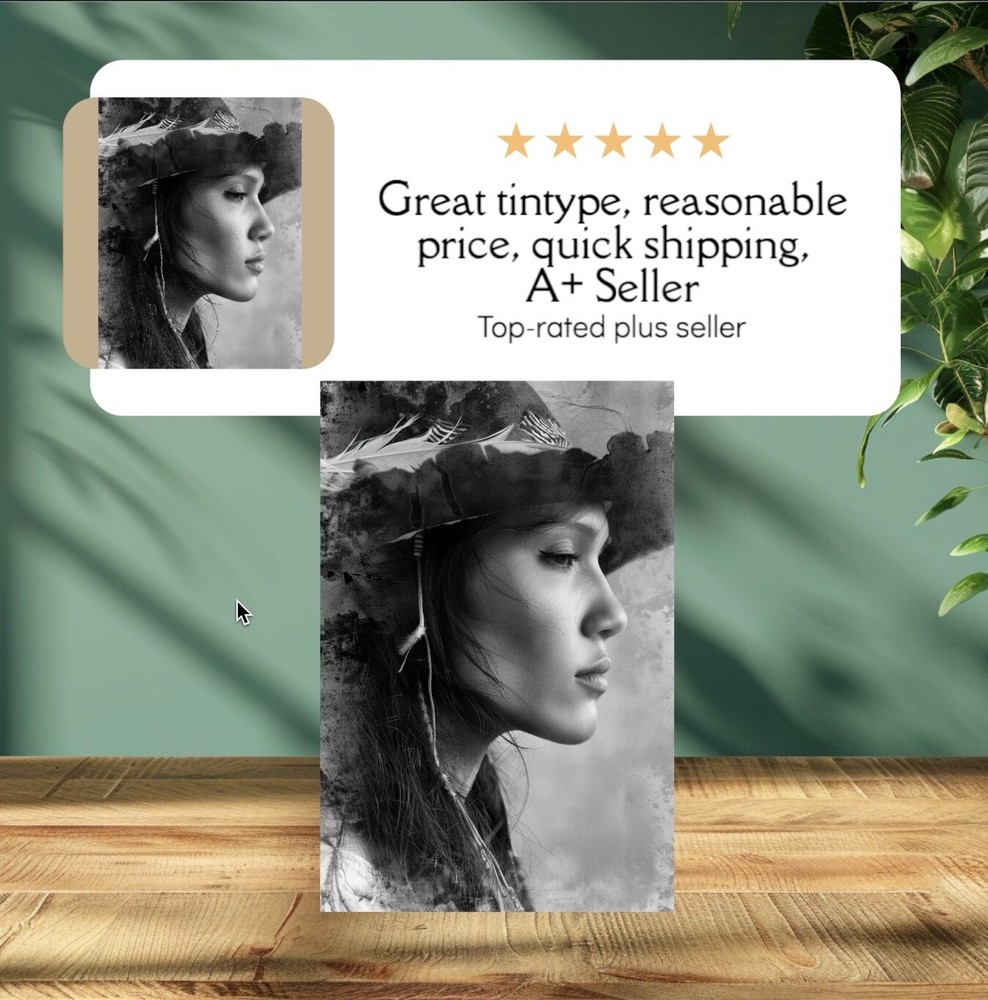 Native American Tintype Limited Edition Museum Series C00234RP