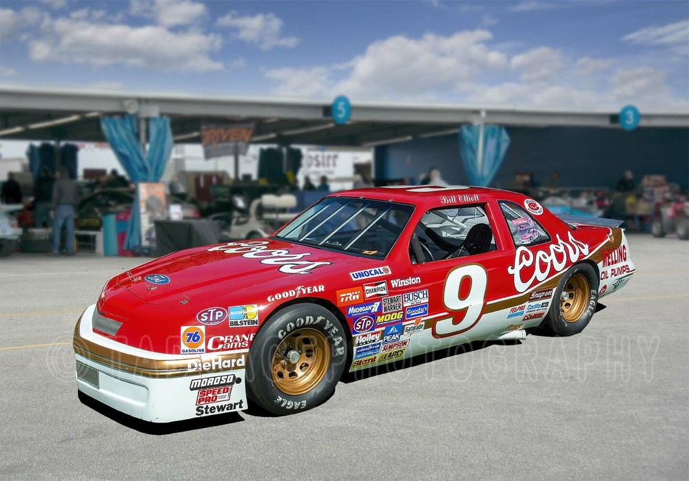 Ford Thunderbird NASCAR Race Car Photo CA1973