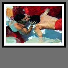 Hidden Kiss – Fine Art Photo – 24×36 – TheHastingsGallery – Gay _ FREE SHIPPING