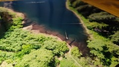 Spider Lake/Aerial View / Metallic Ink Print #1