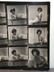 NEWLY FOUND! Hendrickson PHOTO Contact Sheet Proof & Negatives SEXY VOLUPTUOUS