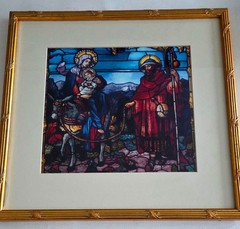 Framed Color Photo Church Stained Glass Saint Joseph’s University Philadelphia