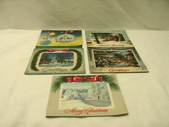 5 1950s Calendars/Holiday/ Pictures of a By Gone Era/Mich Seasons Greetings