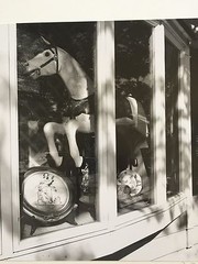 BRUCE BLUM SIGNED B&W Photo Print (14″ X 18″)-«Shop Window «