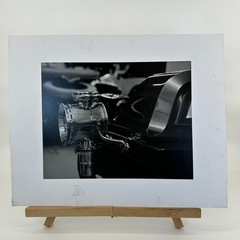 Vintage Car Headlight Lamp Chrome Art Deco Automotive Part Photography Print