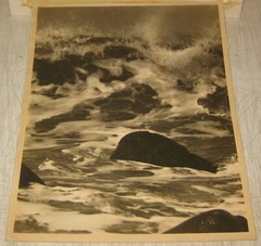 Original Vintage FRANCIS JAMES MORTIMER «Menace» Rough Seas WAVES Photograph