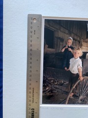 Bill Coleman Amish Photograph #1116 AP – Two Amish siblings – Signed & Matted