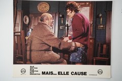 Photo Cinema Lobby Cards Mais Elle Cause 22X28Cm 1970 Blier Girardot