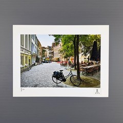PixelPusher 9×12 Inch Archival Photography Print (Red River Paper) LD07 Bikes