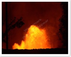 Pahoa Hawaii Lava Eruption Kilauea Volcano Silver Halide Photo 2018