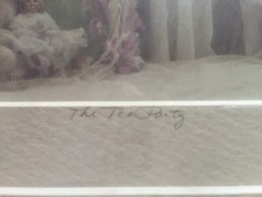 NORM DARWISH – » THE TEA PARTY» – HAND PAINTED PHOTO LTD. ED. NUMBERED & SIGNED