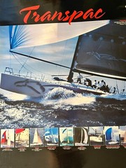 Hawaiian Marine poster Transpac 2003 large Yacht Race sailing size 27×39″